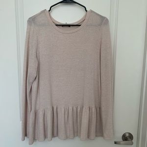 Cream Long Sleeve Shirt